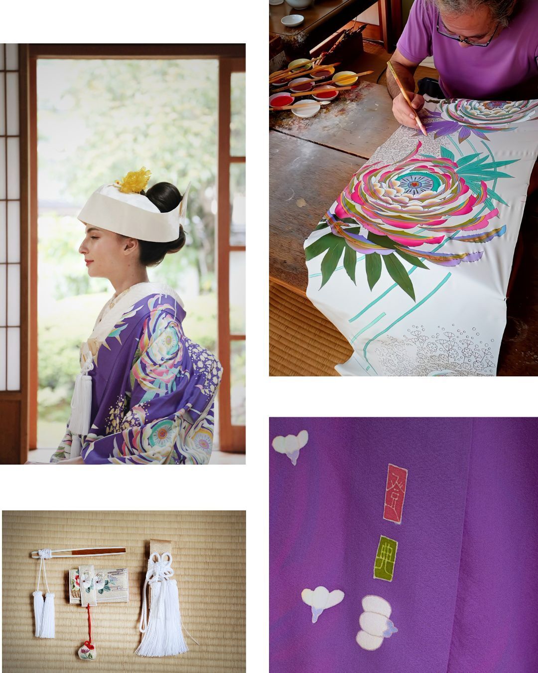 加賀友禅の花嫁衣裳 — 瑞雨