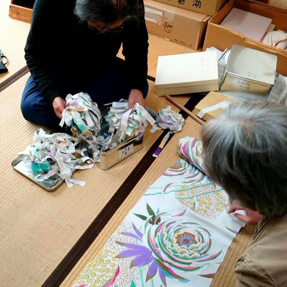 加賀友禅の花嫁衣裳 — 瑞雨