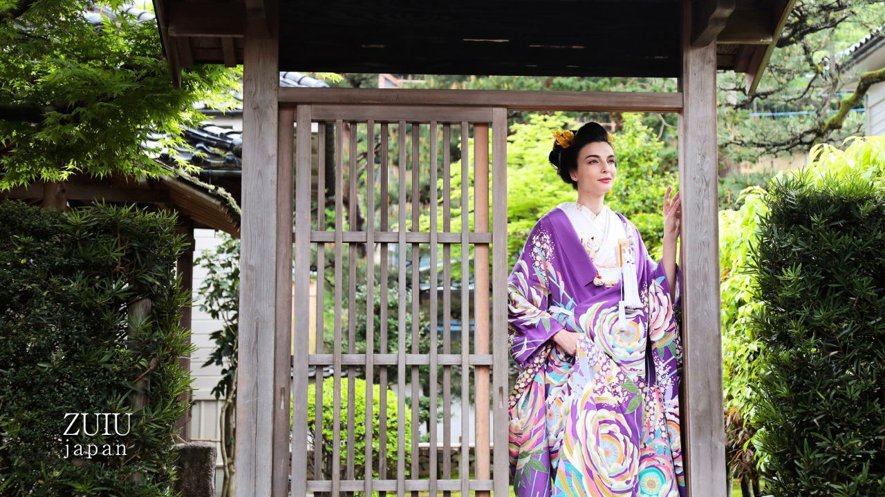 加賀友禅の花嫁衣裳 — 瑞雨